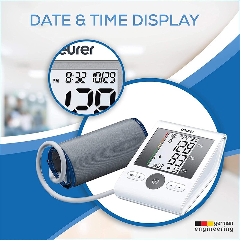 Beurer BM 28 Upper Arm Blood Pressure Monitor White