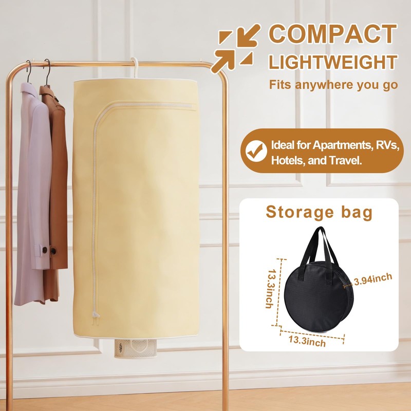 3-in-1 Multifunctional Portable Dryer for laundry Clothes Dryer, Boot Dryer,