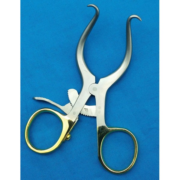 New Premium Grade GELPI Retractor 3.5" with Gold Handle