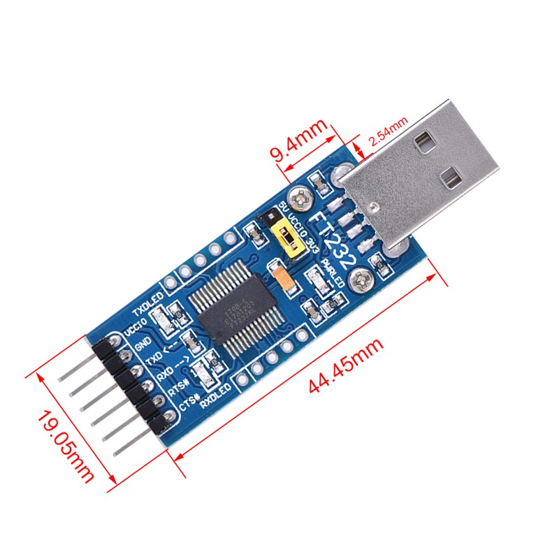 FT232 USB UART Board (Type A) USB to Serial TTL