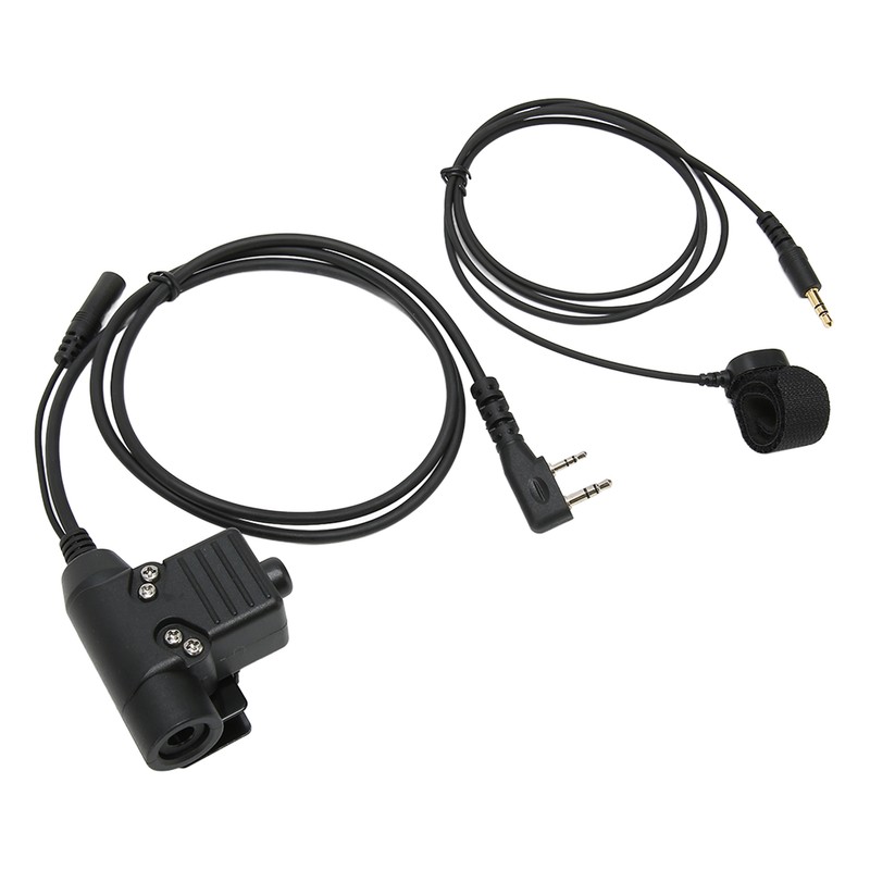 U94 PTT Adapter Push to Talk Button Walkie Talkie Military