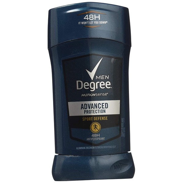 Degree Sport Defense Advanced Protection Antiperspirant Deodorant Stick, 2.7 oz (Pack of 12)