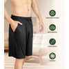DAVID ARCHY Mens Sleep Shorts Bamboo Rayon Lounge Bottoms Soft