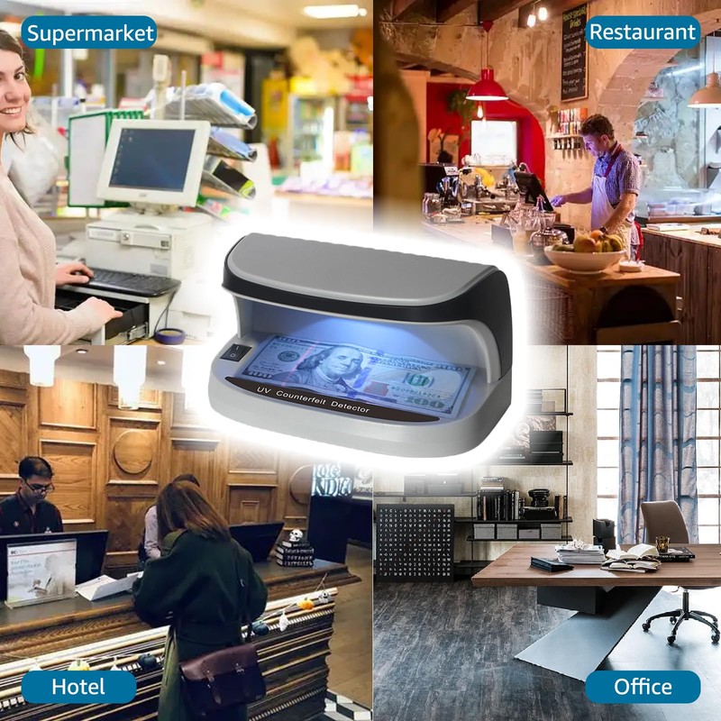 Note Checker - Counterfeit Money Detector UV LED Light Counterfeit