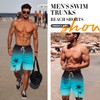 Men's Swim Trunks Hawaiian Bathing Mesh Lining Suit Swimsuits Beach