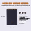 ZERONE CENTRE Productivity Notepad Suite (One on One-Black-A5)