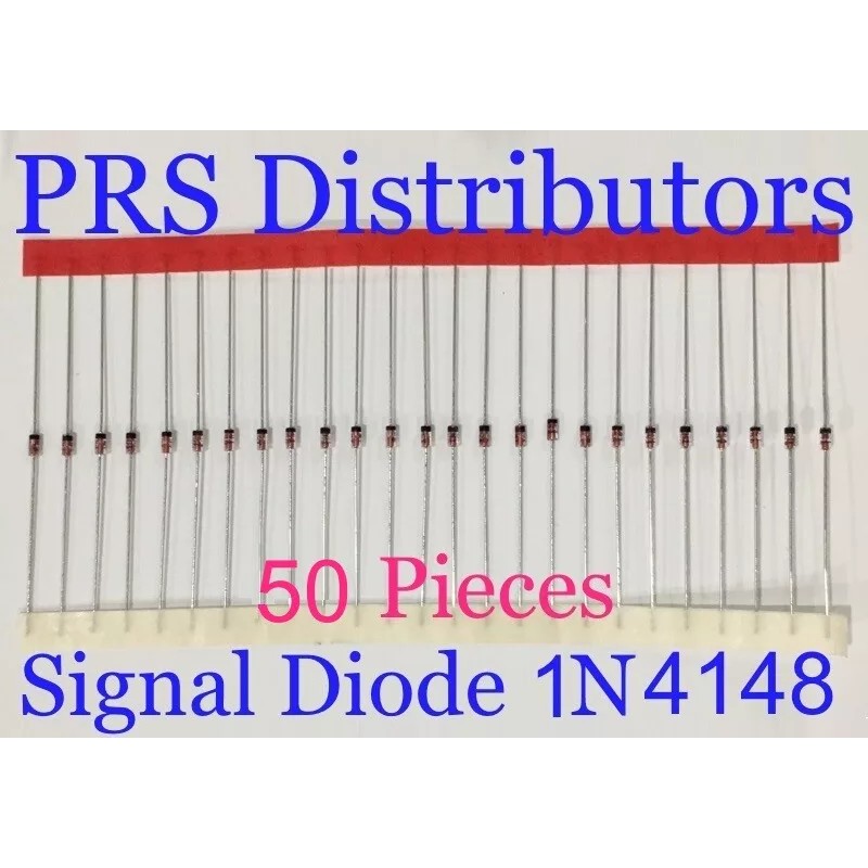 Unbranded 50 Pieces Diode 1N4148 Fast Switching Signal Diode Replaces
