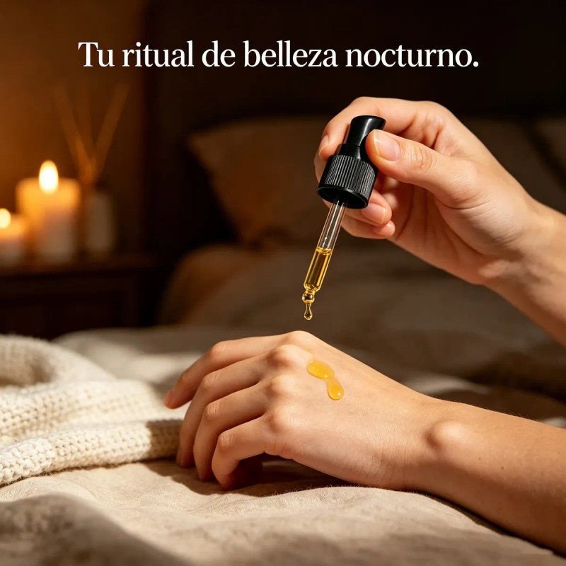 Aceite Facial Glow Con Cúrcuma Natural Cúrcuma Manzanilla