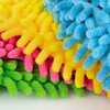 COM-FOUR ® [Set of 4 Floor Mop – Microfibre Chenille (Blue/Pink/Yellow/Neon Green)
