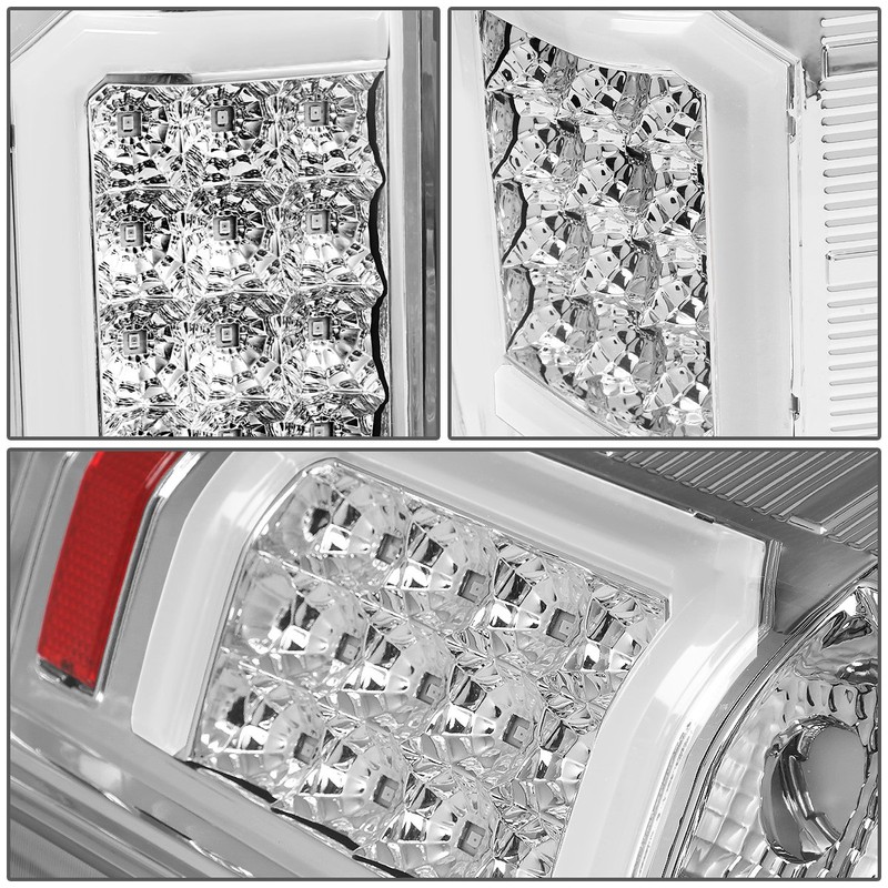 DNA MOTORING TL-CSIL07-LED-3D-CH-CL LED 3D Tail Light Assembly Driver &