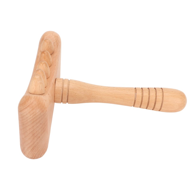 Wooden Gua Sha Tool Portable Rounded Edges Wood Scraping Massage