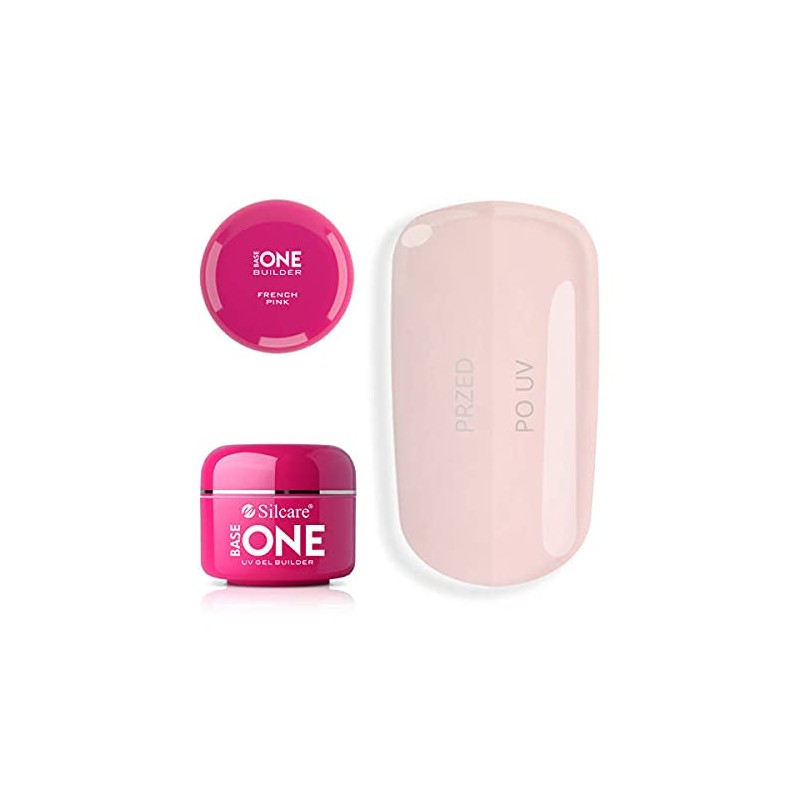Base One French Pink 15g UV Gel Builder Silcare