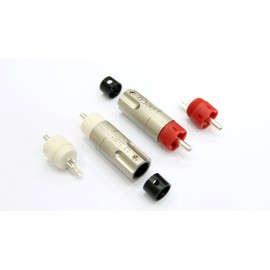 aeco RCA Plug ARP-4055, 4pcs/1set, Pure Silver, Vacuum Bag