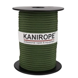 Kanirope® XPRO Paracord Diameter 3.8 mm 50 m Fir Green 32-Fold Braided