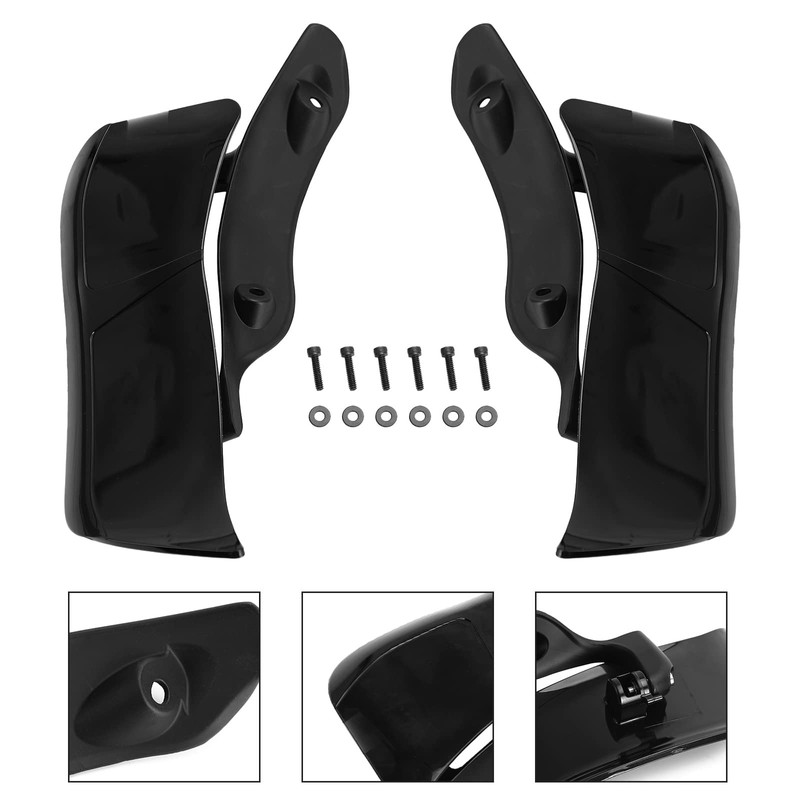 Frezon Motorcycle Adjustable Upper Fairing Side Wind Air Deflector for