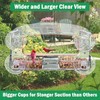 Jarkyfine Window Bird Feeder with Strong Suction Cup for Outdoors