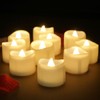 12 Tea Lights Led Flickering with Timing (6 Hours on,