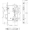 ZT Mortise Lock BKS 0515 DIN 18251 Class 3