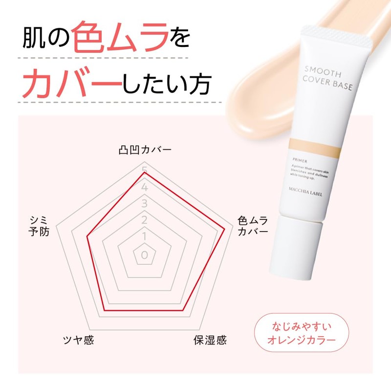 MacchiaLabel 【 Serum Makeup Primer 】 Smooth Cover Base B
