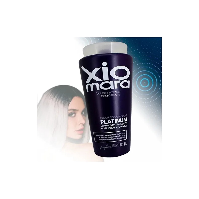 Shampoo Matizador De Canas Profesional Xiomara 1 Lt