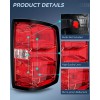 Nilight Taillight Assembly for 2014-2019 Chevy Silverado 1500 2500 HD
