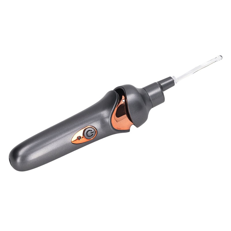 Electric Ear Vacuum Cleaner with LED Light Soft Tip USB