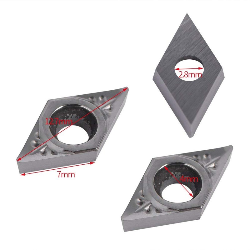 YWBL-WH DCGT070204-AK Carbide Inserts CNC Reversible Plates Blade Lathe Tool