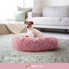 BOWHAUS 24/30 Inch Calming Donut Pet Bed for Small/Medium Cats