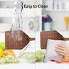 DEBETOOL 2 Pack Sturdy Leather Fly Swatter for Indoors -