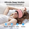 Sleeping Mask, Side Sleeper, Sleeping Mask with Headphones, Bluetooth, Washable,