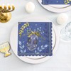 WRAPAHOLIC 50Pcs Hanukkah Paper Napkins - 3 Ply Disposable Hanukkah