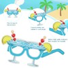 ZOSIGN Funny Hawaiian Glasses, Pack of 16 Hawaiian Party Glasses,