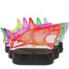 MIK funshopping 3D Light Night Light 3D Effect Lamp with