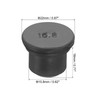 sourcing map Rubber Solid Plug Soft Flexible Stopper for 15-16mm