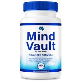Mind Vault Pills – Daily Formula with a Natural, Premium Blend to Help Maintain Focus, Clarity & Concentration | Clean, Gentle, Easy-to-Swallow Capsules for Everyday Sharpness (60 Capsules)