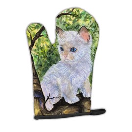 Caroline's Treasures SS8279OVMT Cat - Ragdoll Oven Mitt Heat Resistant Thick Oven Mitt for Hot Pans and Oven, Kitchen Mitt Protect Hands, Cooking Baking Glove