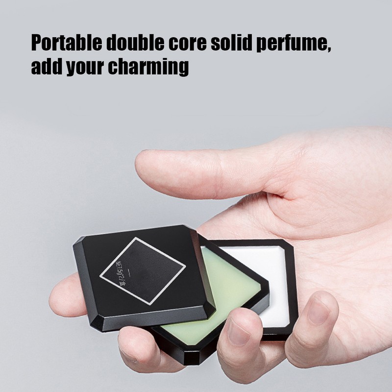Double Layer Solid Perfume Men Male Long Lasting Fragrance Boy