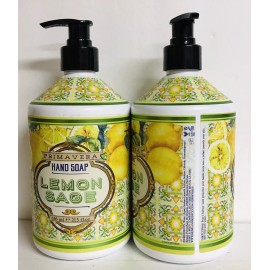 Home & Body Co. 2 Bottles Home & Body Co. ~ Lemon Sage Hydrating Hand Soap 21.5 fl oz Each