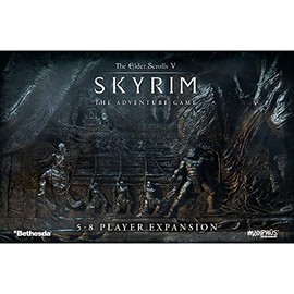 Modiphius The Elder Scrolls V: Skyrim The Adventure Game 5-8 Player Expansion - Dungeon Crawling Strategy with Tabletop Miniatures for Kids & Adults, Ages 14+, 5-8 Players, 90-120 Minutes Playtime