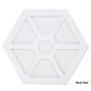 Bieye MSS003 Tiffany Style Stained Glass Mosaic Decorative Stepping Stone