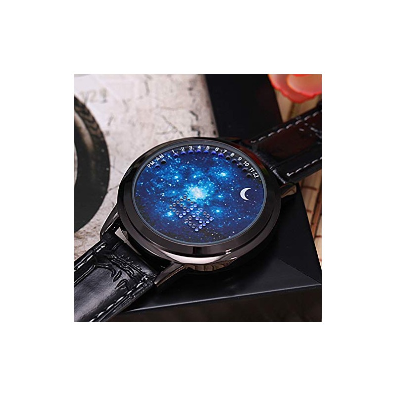 MINILUJIA LED Touch Screen Watch Unique Cool Watch Meteor Shower/Wish