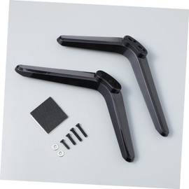 iplusmile 2Pcs Tv Stand Mount Brackets Easy Installation Tabletop Holder for Tvs Stable Support with Non Slip Base Pad No Drilling Required Tv Mounting