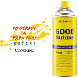 COOKKING 8oz Butane Fuel Canisters Cylinders with Dual Safety System (28 Pack)