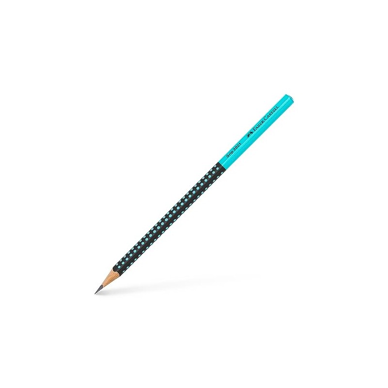 FABER-CASTELL 205084 Grip 2001 Two Tone Pencil Set of 6