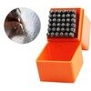36Pcs Letter Punch Set Puncher DIY Kit Steel Stamps DIY