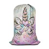 Swono Unicorn Laundry Bags with Locking Drawstring Closure 28" x