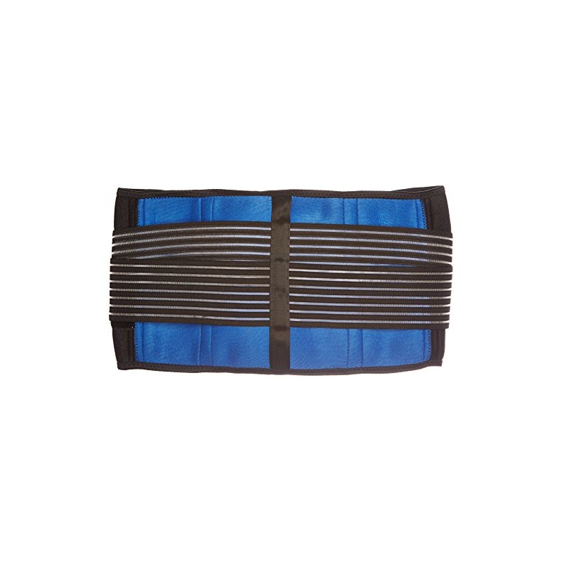 PhysioWorld Neoprene Double Pull Lumbar Back Support Brace - Large