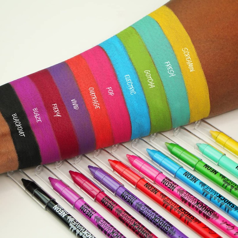 L.A. Girl Shockwave Neon Eyeliner, Electric, 0.04 oz.