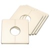 uxcell 4Pcs ABS Plastics Square Shaped Escutcheon Plate, Wall Split