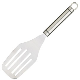 KitchenCraft KCPROHT Professional Griddle Scraper / Grill Spatula, Stainless Steel, 28 cm, Silver